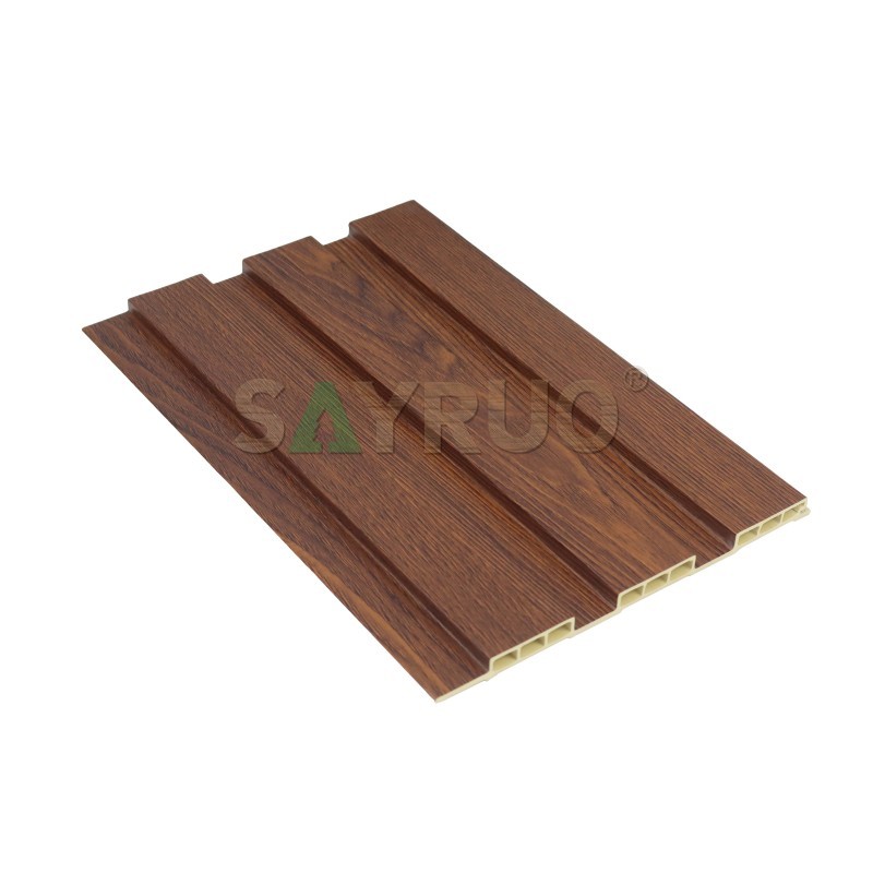 Durable Low Maintenance Wood Grain PVC Cladding For Indoor - SAYRUO
