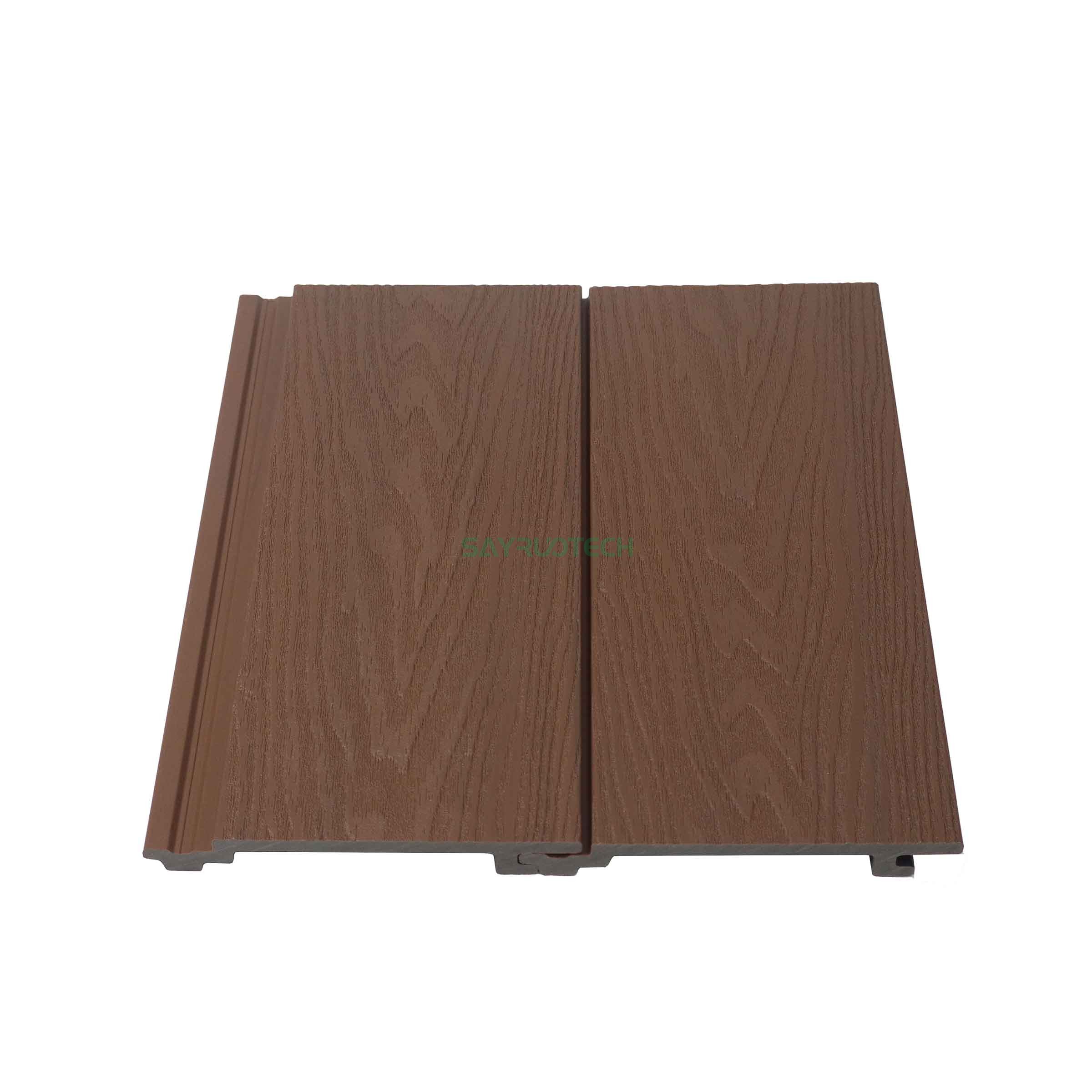 Low Maintenance Natural Beauty Outdoor 3D Deep Embossed WPC Wall Panels - سايروتك