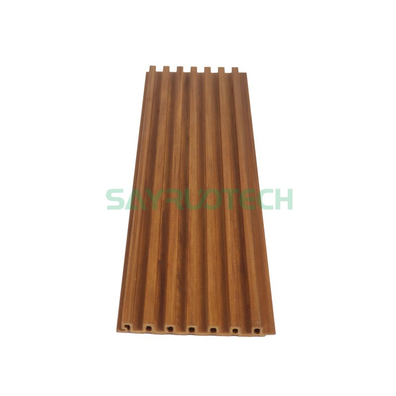 Premium Teak Texture PVC Wall Panels for outdoor Decoration - سايروتك