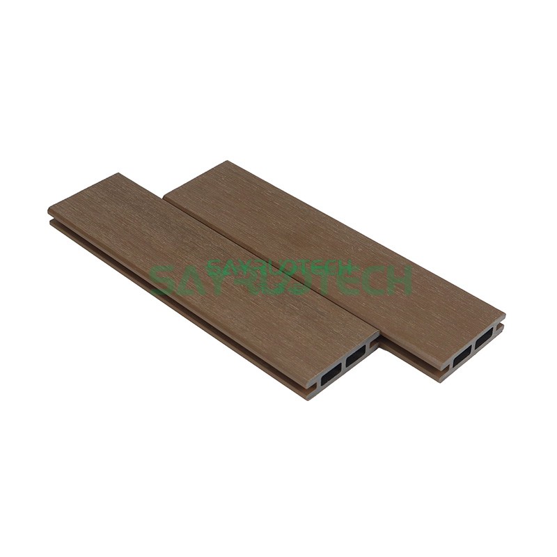 Easy Installation Co-extruded 3D Embossed WPC Fence for Outdoor Privacy Fencing - سايروتك