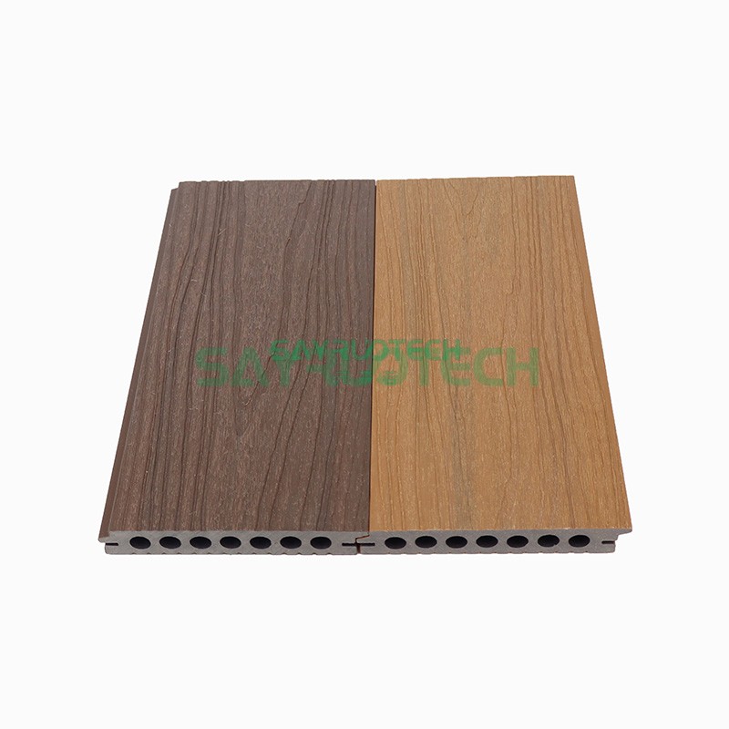 Hollow Co-extrusion Wpc Decking with 3D Embossed Surface - سايروتك