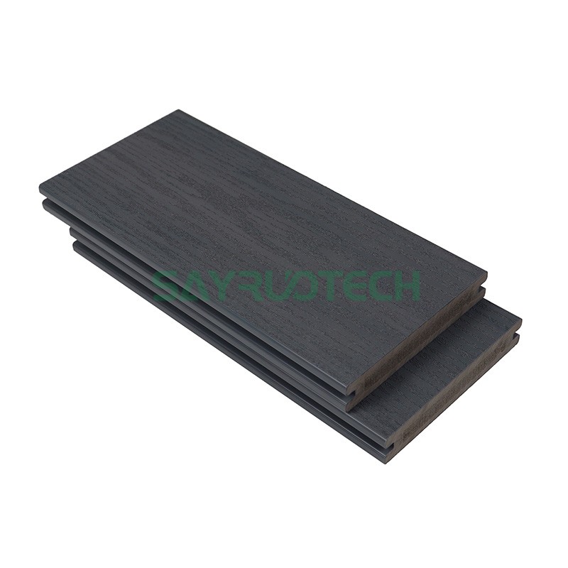 Low Maintanence Solid Co-extrusion WPC Decking for Outdoor Garden Building - سايروتك